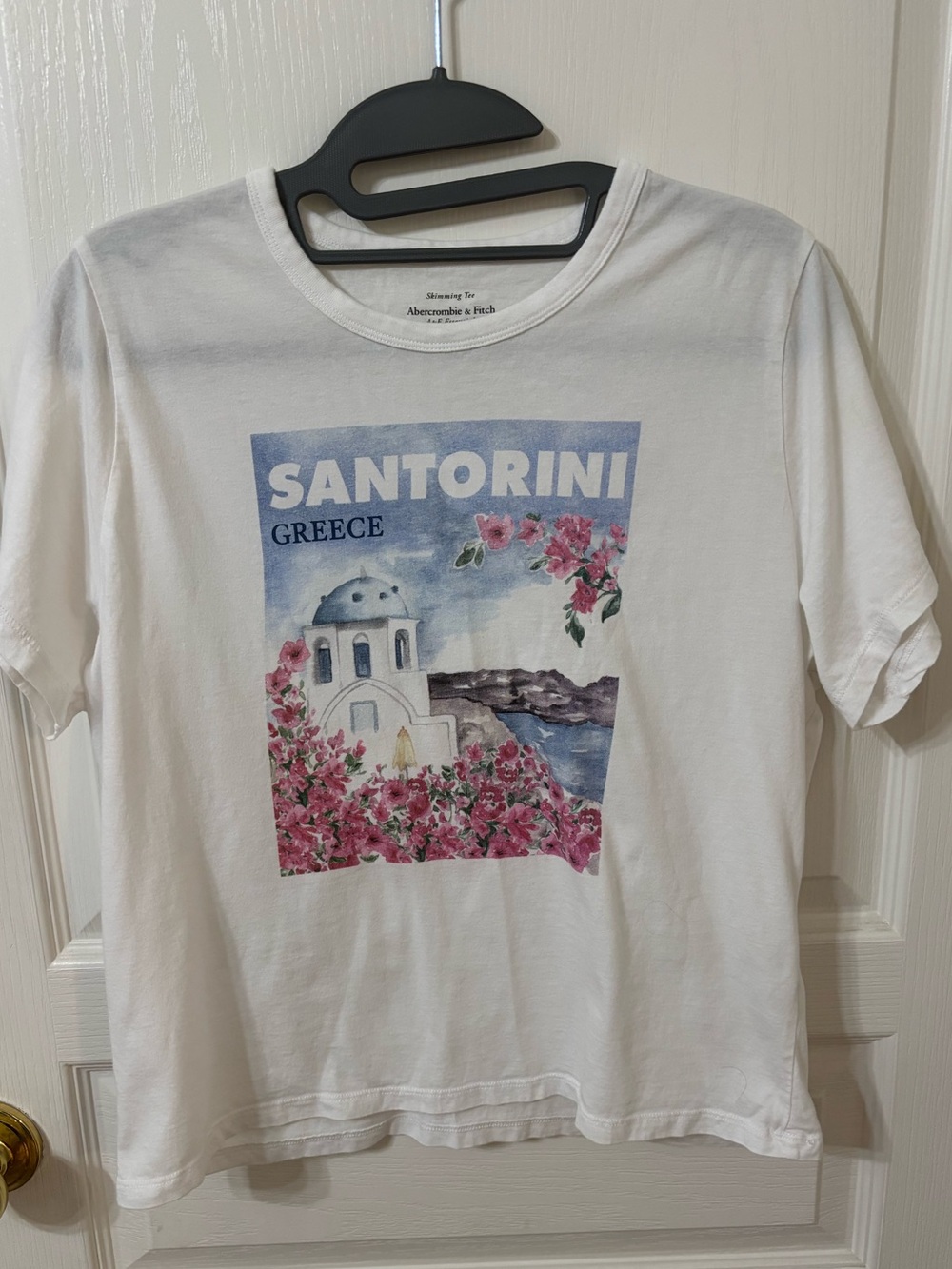 Abercrombie & Fitch women’s Santorini Greece skimming tee size medium